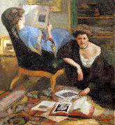 Robert Breyer Women Reading painting